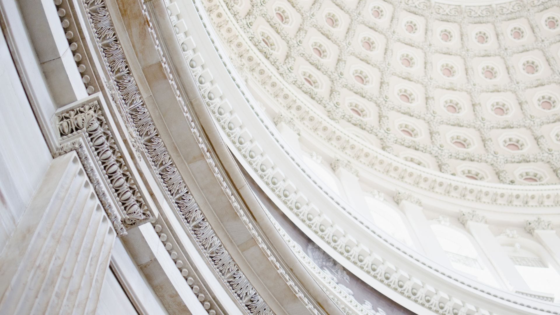 Capitol Building, Close up of coffers on ceiling