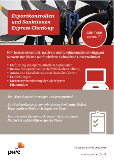 Exportkontrollen und Sanktionen Express Check-up