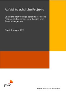Aufsichtsrechtliche Projekte