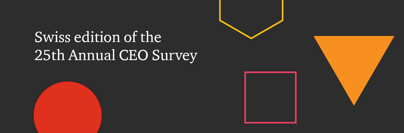 Swiss edition of the «25th Annual CEO Survey»