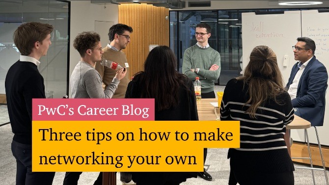 Three tips on how to make networking your own | PwC Switzerland