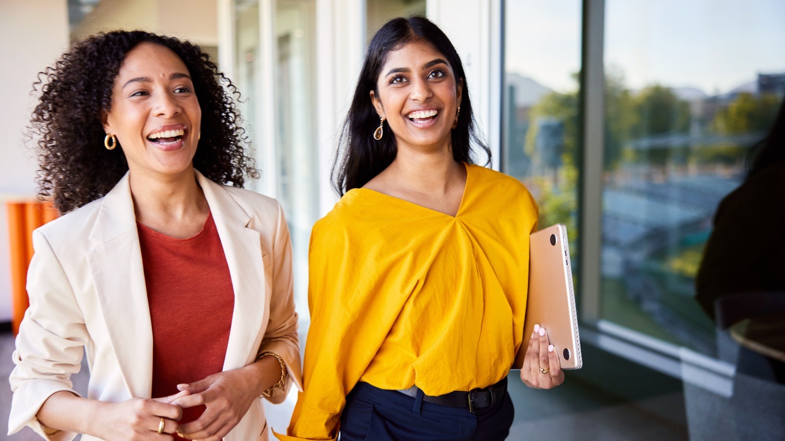 two women working in the office