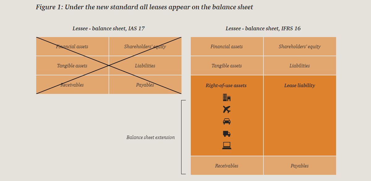 ifrs 16 leases expands the balance sheet disclose cash flow projection for bank loan half year financial statements