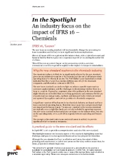IFRS 16 Spotlight Chemicals